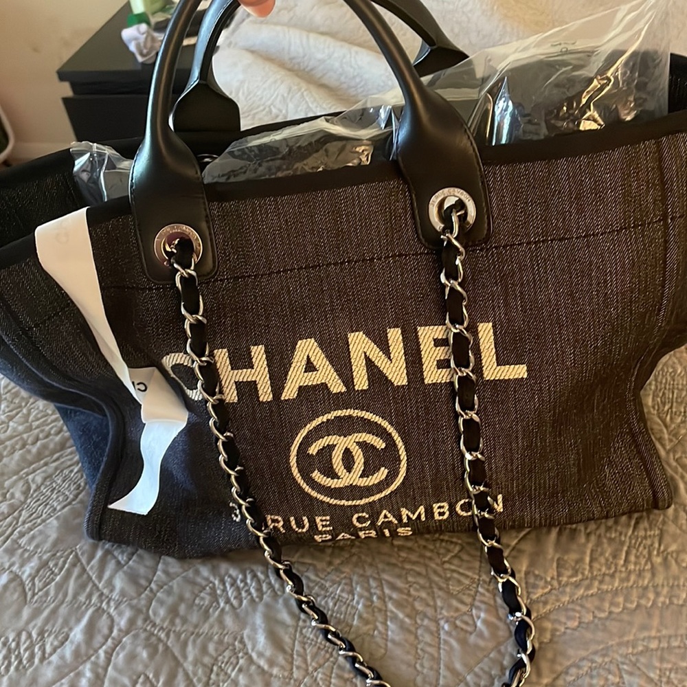 Brand new Chanel navy blue handbag